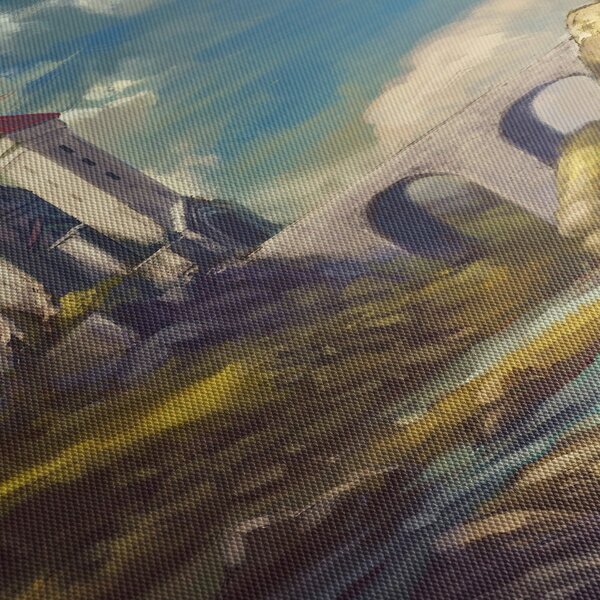 Obraz - Stredoveký hrad (120x50 cm)