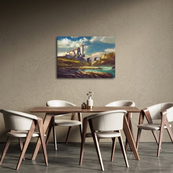 Obraz - Stredoveký hrad (70x50 cm)
