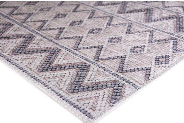 Sivý prateľný behúň 80x200 cm Zig Zag – Vitaus