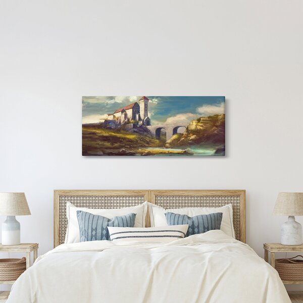 Obraz - Stredoveký hrad (120x50 cm)