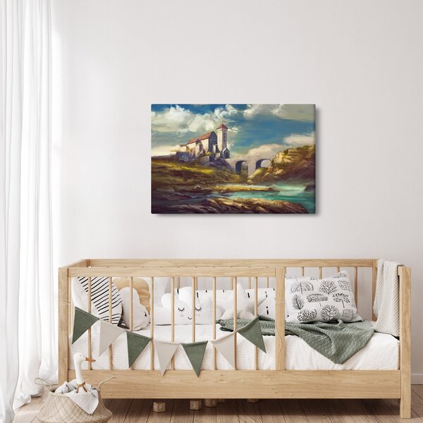 Obraz - Stredoveký hrad (90x60 cm)