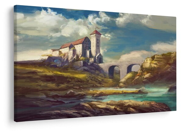 Obraz - Stredoveký hrad (90x60 cm)