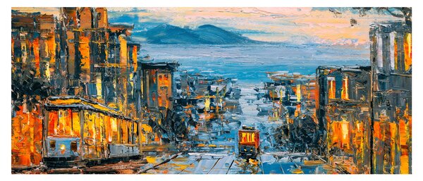 Obrázok - Cable Car, San Francisco (120x50 cm)