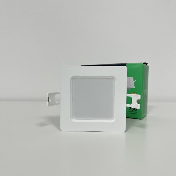 V-TAC Hranatý zapustený LED panel 3W, Teplá biela 2500 - 3000K