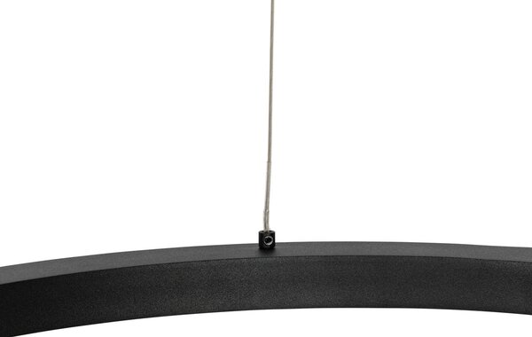 Inteligentné závesné svietidlo čierne 60 cm vrátane LED a RGBW - Girello