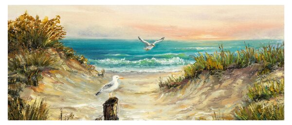 Obraz - Piesočná pláž (120x50 cm)