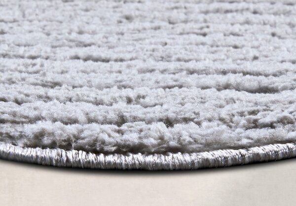 Svetlosivý okrúhly koberec ø 160 cm Panglao New York Light Grey – Elle Decoration