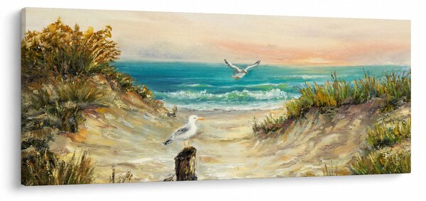 Obraz - Piesočná pláž (120x50 cm)