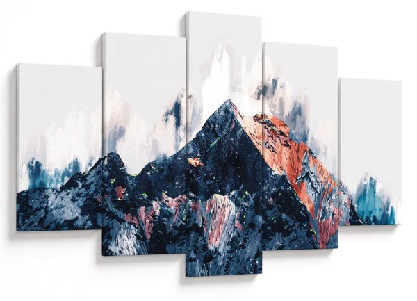 Obraz - Abstraktná hora (150x105 cm)