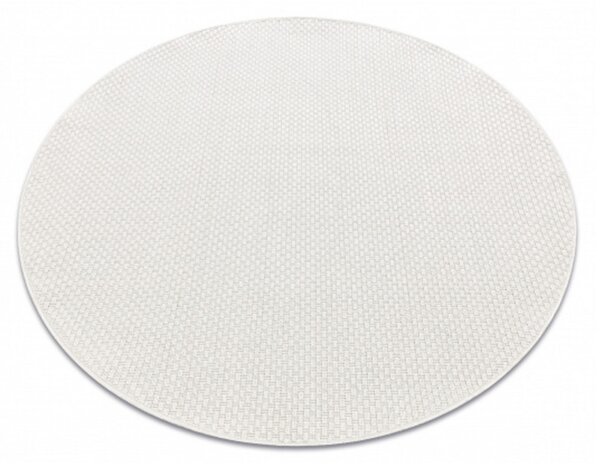 Kusový koberec Decra biely kruh 120cm