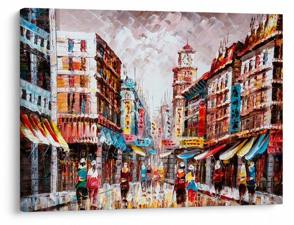 Obrázok - Hong Kong, olejomaľba (70x50 cm)