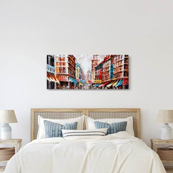 Obrázok - Hong Kong, olejomaľba (120x50 cm)