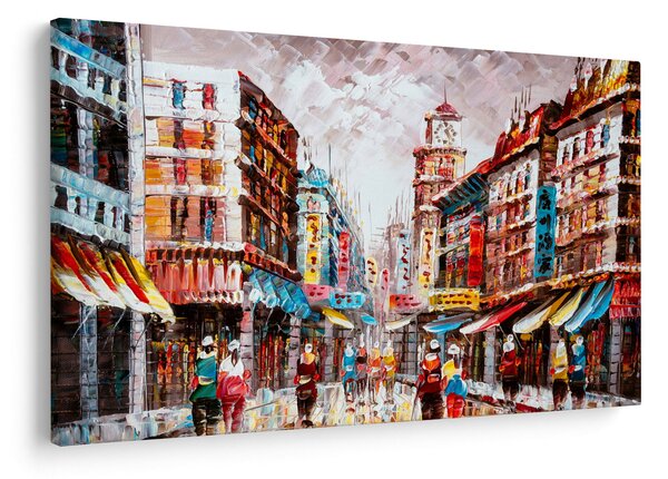 Obrázok - Hong Kong, olejomaľba (90x60 cm)