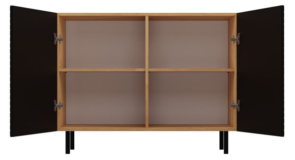 TP Living Komoda KAMA 100 cm dub artisan/čierna