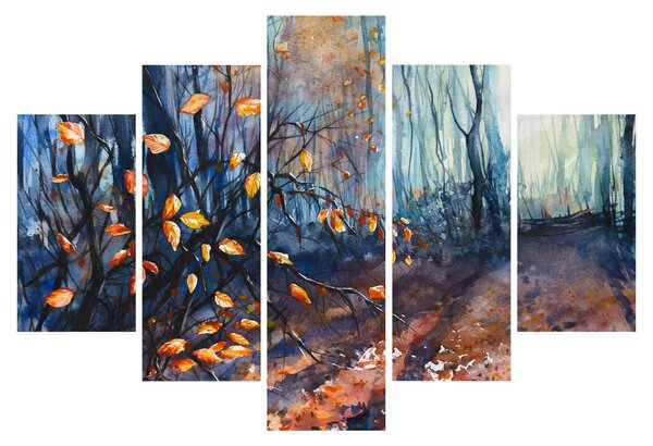 Obraz - Lúče jesenného slnka (150x105 cm)