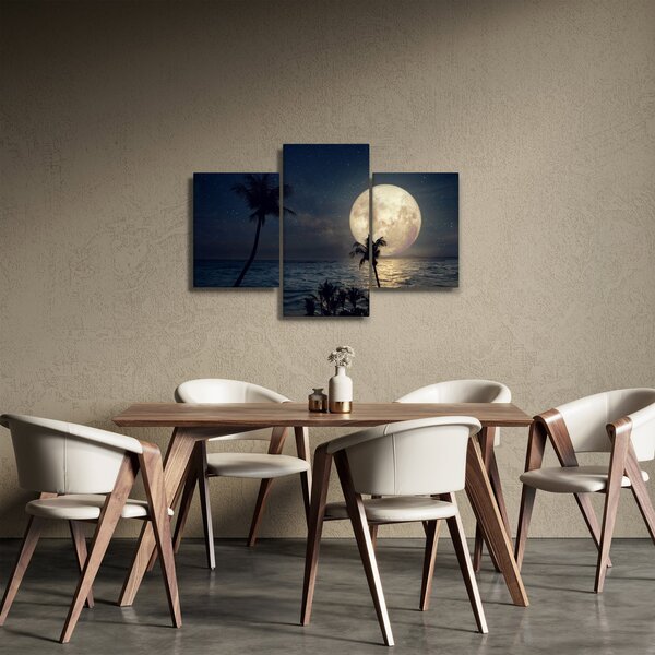 Obraz - Pláž za splnu (90x60 cm)