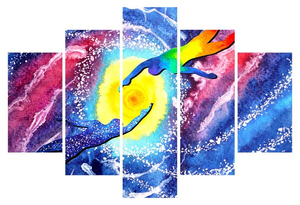 Obraz - Dotyk (150x105 cm)
