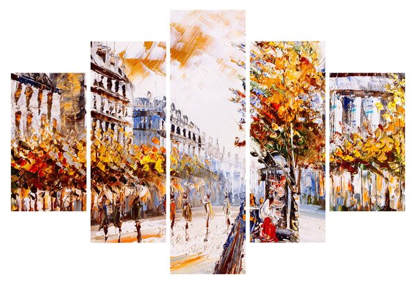 Obraz - Ulica v Paríži (150x105 cm)