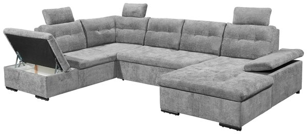 SEDACIA SÚPRAVA, textil, sivá Livetastic - Sedačky, Online Only