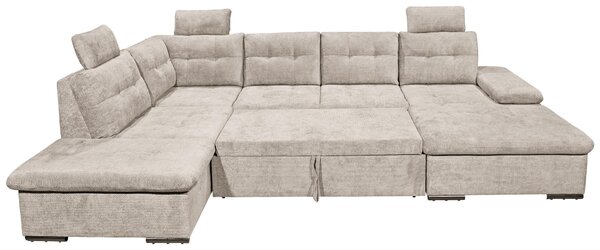 SEDACIA SÚPRAVA, textil, sivobéžová Livetastic - Sedačky, Online Only
