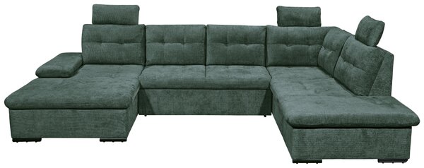 SEDACIA SÚPRAVA, textil, tmavozelená Livetastic - Sedačky, Online Only