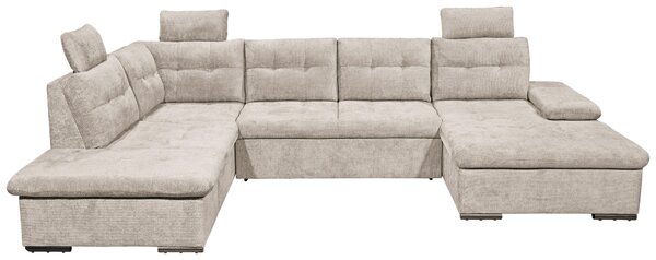 SEDACIA SÚPRAVA, textil, sivobéžová Livetastic - Sedačky, Online Only