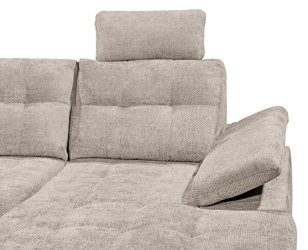 SEDACIA SÚPRAVA, textil, sivobéžová Livetastic - Sedačky, Online Only