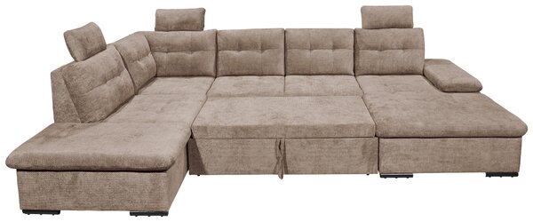 SEDACIA SÚPRAVA, textil, taupe Livetastic - Sedačky, Online Only