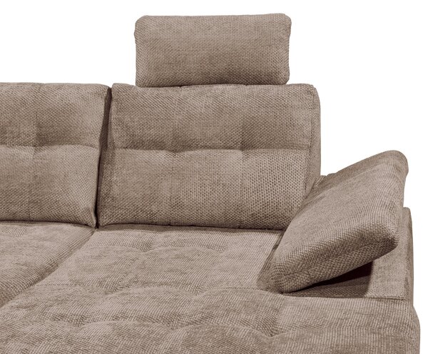 SEDACIA SÚPRAVA, textil, taupe Livetastic - Sedačky, Online Only