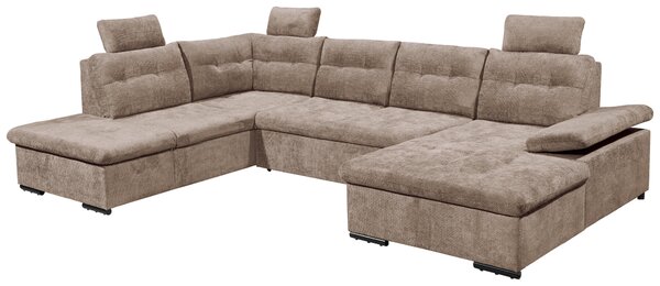 SEDACIA SÚPRAVA, textil, taupe Livetastic - Sedačky, Online Only