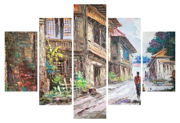Obraz Filipínske dediny, Ázia (150x105 cm)