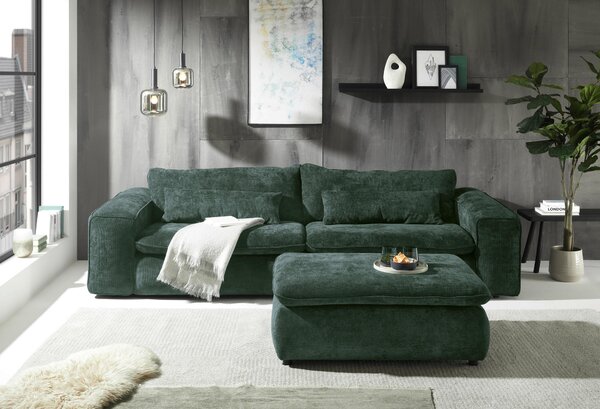 VEĽKÁ POHOVKA, textil, tmavozelená Livetastic - Sedačky, Online Only