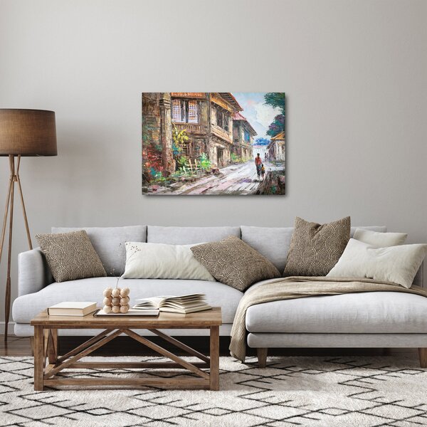Obraz Filipínske dediny, Ázia (70x50 cm)