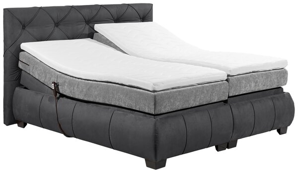 BOXSPRINGOVÁ POSTEĽ, 180/200 cm, antracitová MID.YOU - Online Only spálne, Online Only