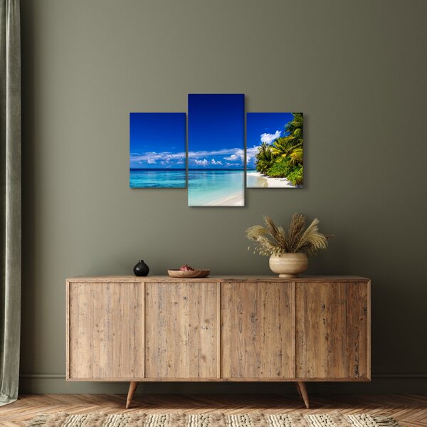Obraz tropickej pláže (90x60 cm)