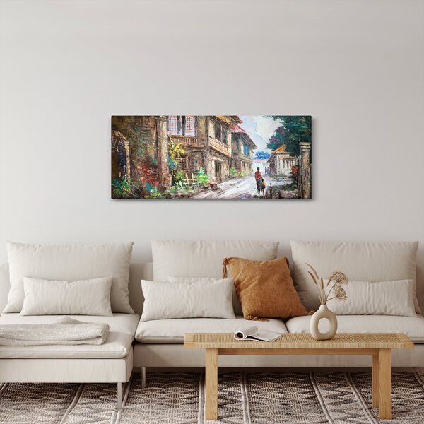 Obraz Filipínske dediny, Ázia (120x50 cm)