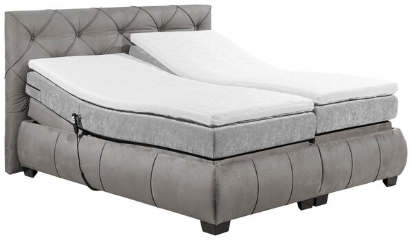 BOXSPRINGOVÁ POSTEĽ, 180/200 cm, sivá MID.YOU - Online Only spálne, Online Only