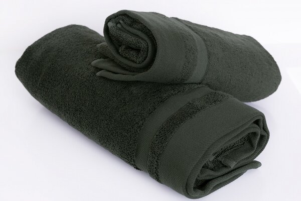 Uterák Eucalypta antracitově zelená Zelená tmavá Tencel/Bavlna 30/50