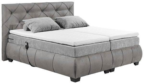 BOXSPRINGOVÁ POSTEĽ, 180/200 cm, sivá MID.YOU - Online Only spálne, Online Only