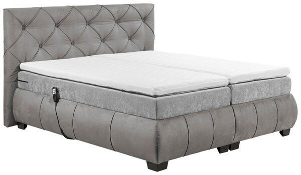 BOXSPRINGOVÁ POSTEĽ, 180/200 cm, sivá MID.YOU - Online Only spálne, Online Only