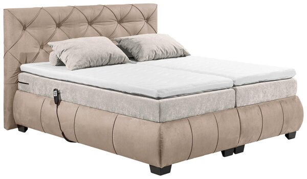 BOXSPRINGOVÁ POSTEĽ, 180/200 cm, hnedá MID.YOU - Online Only spálne, Online Only