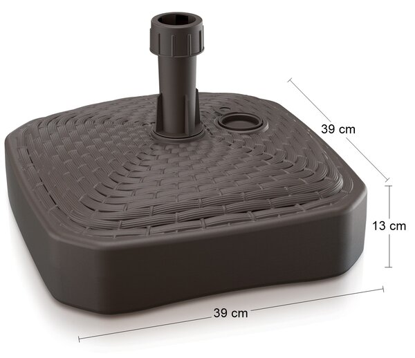 Podstavec pod slnečník MPKR 12 l - hnedá