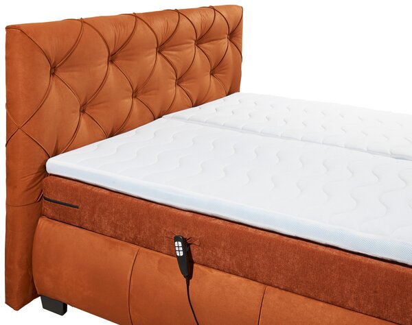 BOXSPRINGOVÁ POSTEĽ, 180/200 cm, koňaková MID.YOU - Online Only spálne, Online Only