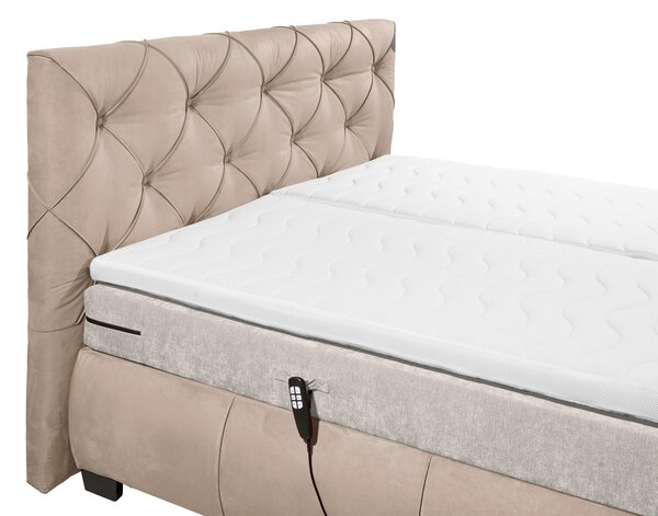 BOXSPRINGOVÁ POSTEĽ, 180/200 cm, hnedá MID.YOU - Online Only spálne, Online Only