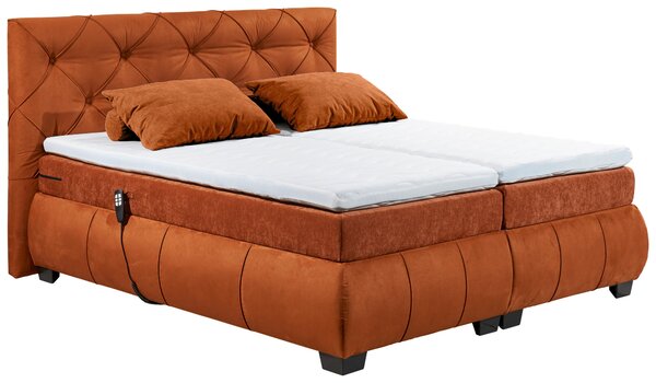 BOXSPRINGOVÁ POSTEĽ, 180/200 cm, koňaková MID.YOU - Online Only spálne, Online Only