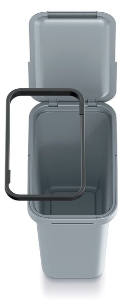 Odpadkový kôš na triedený odpad NKS12 12 l - svetlosivá