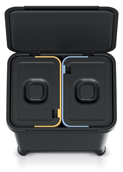 Odpadkový kôš na triedený odpad NKS30W2 20 l - čierna