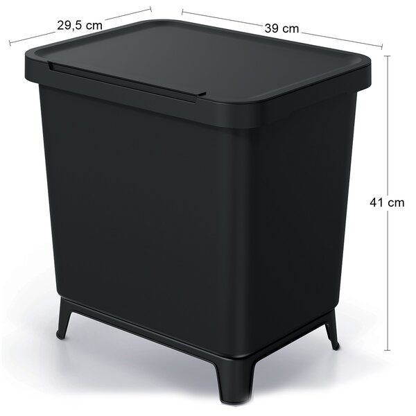 Odpadkový kôš na triedený odpad NKS30 29 l - čierna