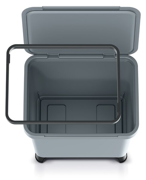 Odpadkový kôš na triedený odpad NKS30 29 l - svetlosivá