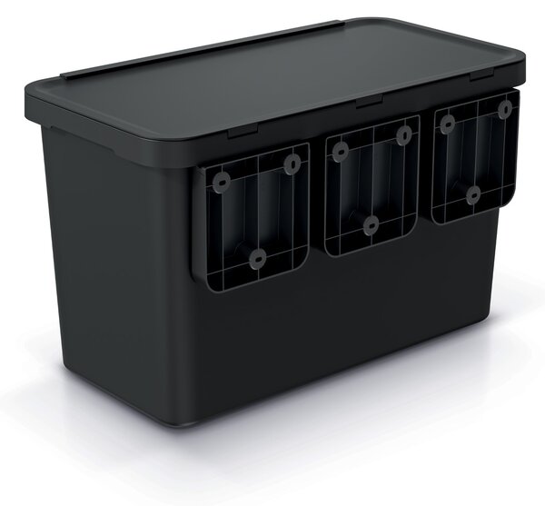 Odpadkový kôš na triedený odpad NKS45W2 33 l - svetlosivá